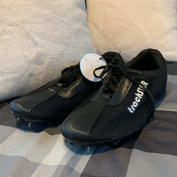 TrackSTAR Men’s Size 11 Cleats w/ Socks and Replacement Spikes - Picture 9 of 9